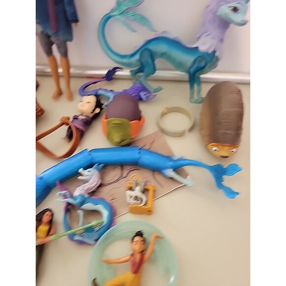 Disney Store Raya and the Last Dragon Figures Mixed lot of toys McDonalds - Picture 4 of 8